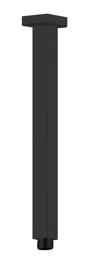 NERO SQUARE CEILING ARM 450MM LENGTH MATTE BLACK - Ideal Bathroom CentreNR504450MB