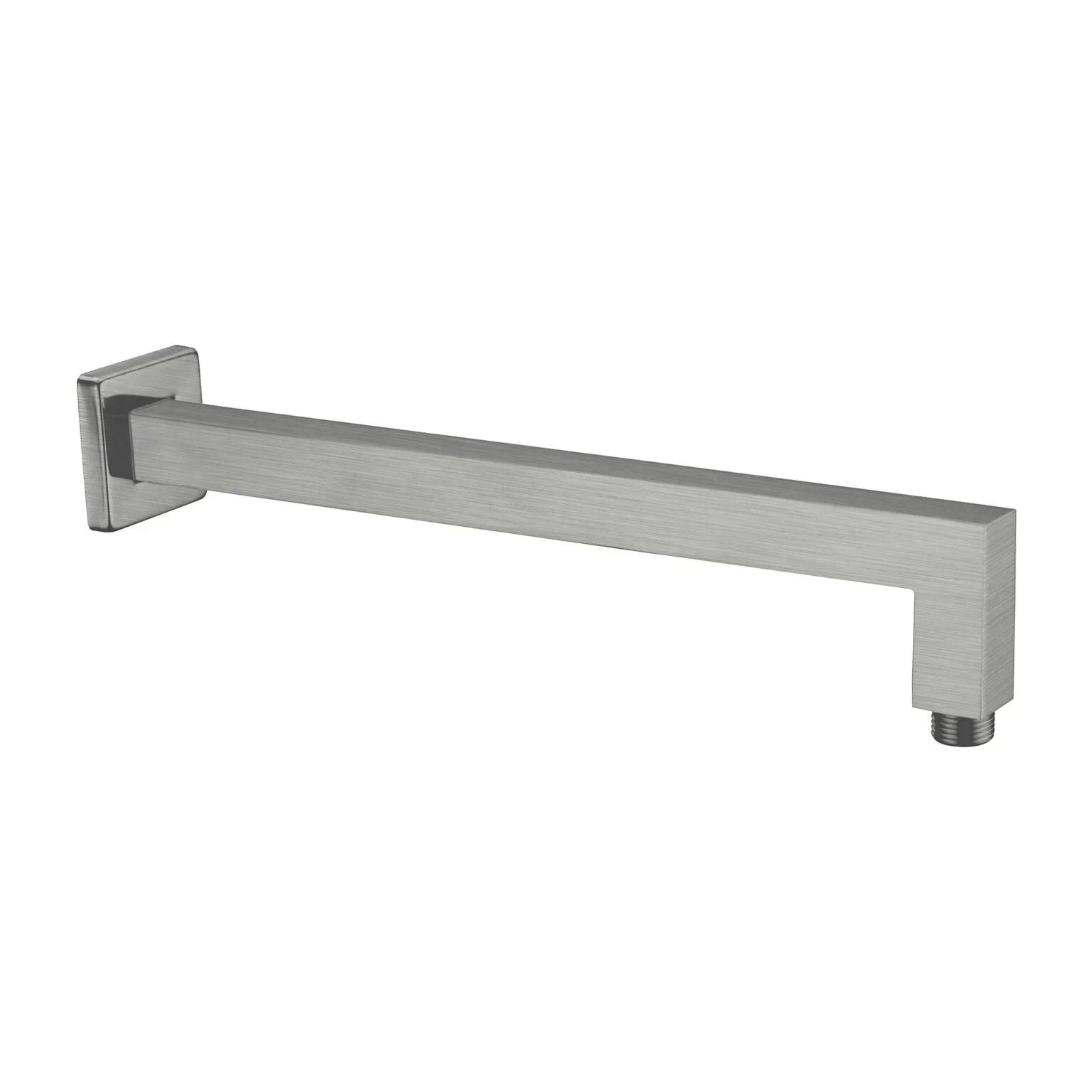 NERO SQUARE SHOWER ARM GUN METAL - Ideal Bathroom CentreNR501GM