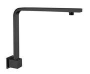 NERO SQUARE SWIVEL SHOWER ARM MATTE BLACK - Ideal Bathroom CentreNR505MB