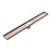 NERO TILE INSERT V CHANNEL FLOOR GRATE 89MM OUTLET WITHOUT OUTLET AND HOLE SAW BRUSHED BRONZE - Ideal Bathroom CentreNRFG001BZ