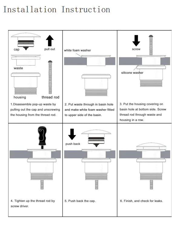 NERO UNIVERSAL PROJECT POP UP WASTE CHROME - Ideal Bathroom CentreNRA47lCH