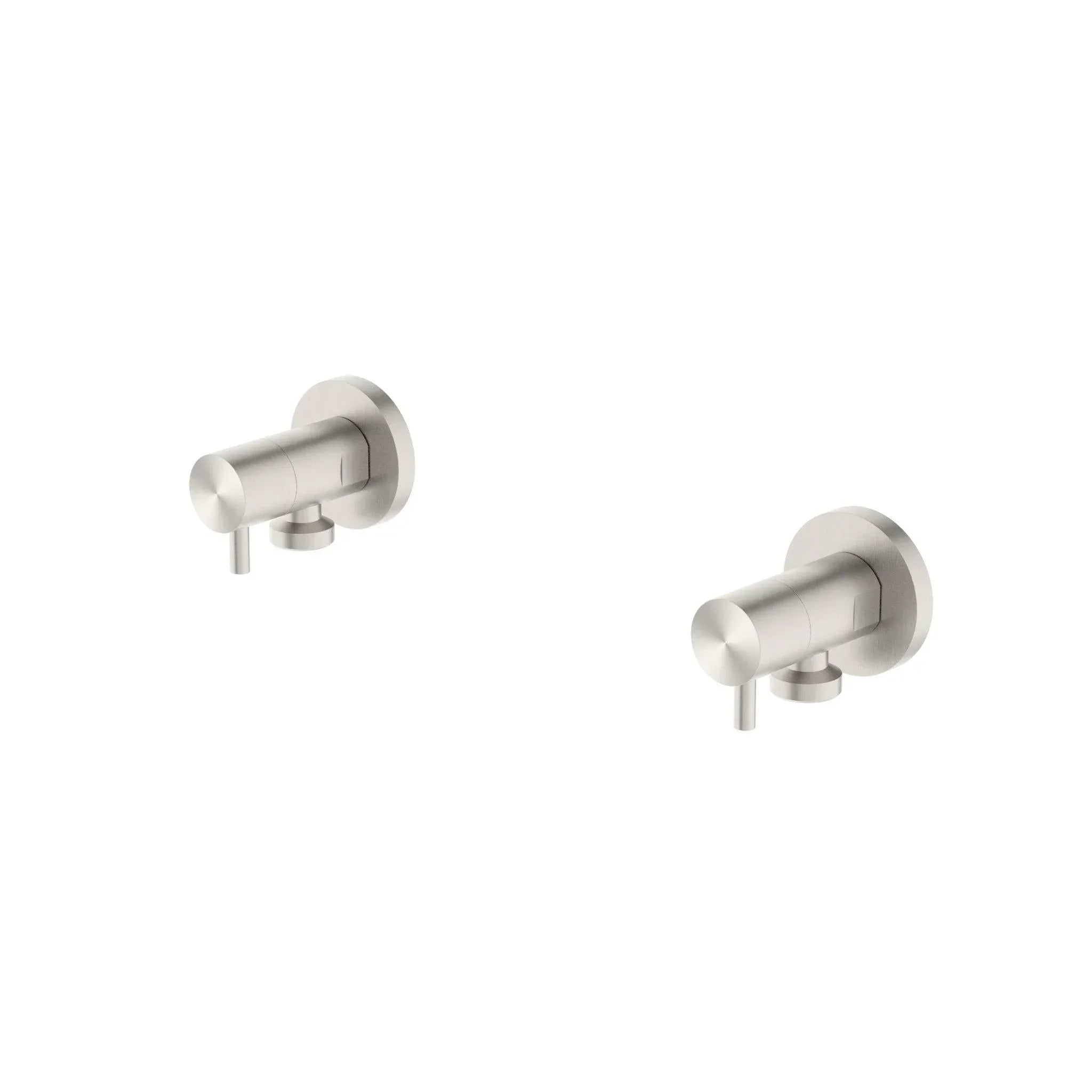 NERO WASHING MACHINE TAP SET BRUSHED NICKEL - Ideal Bathroom CentreNR262109dBN
