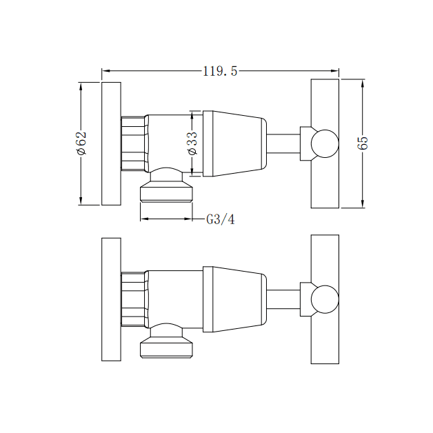 NERO X PLUS WASHING MACHINE STOPS MATTE BLACK - Ideal Bathroom CentreNR201609dMB