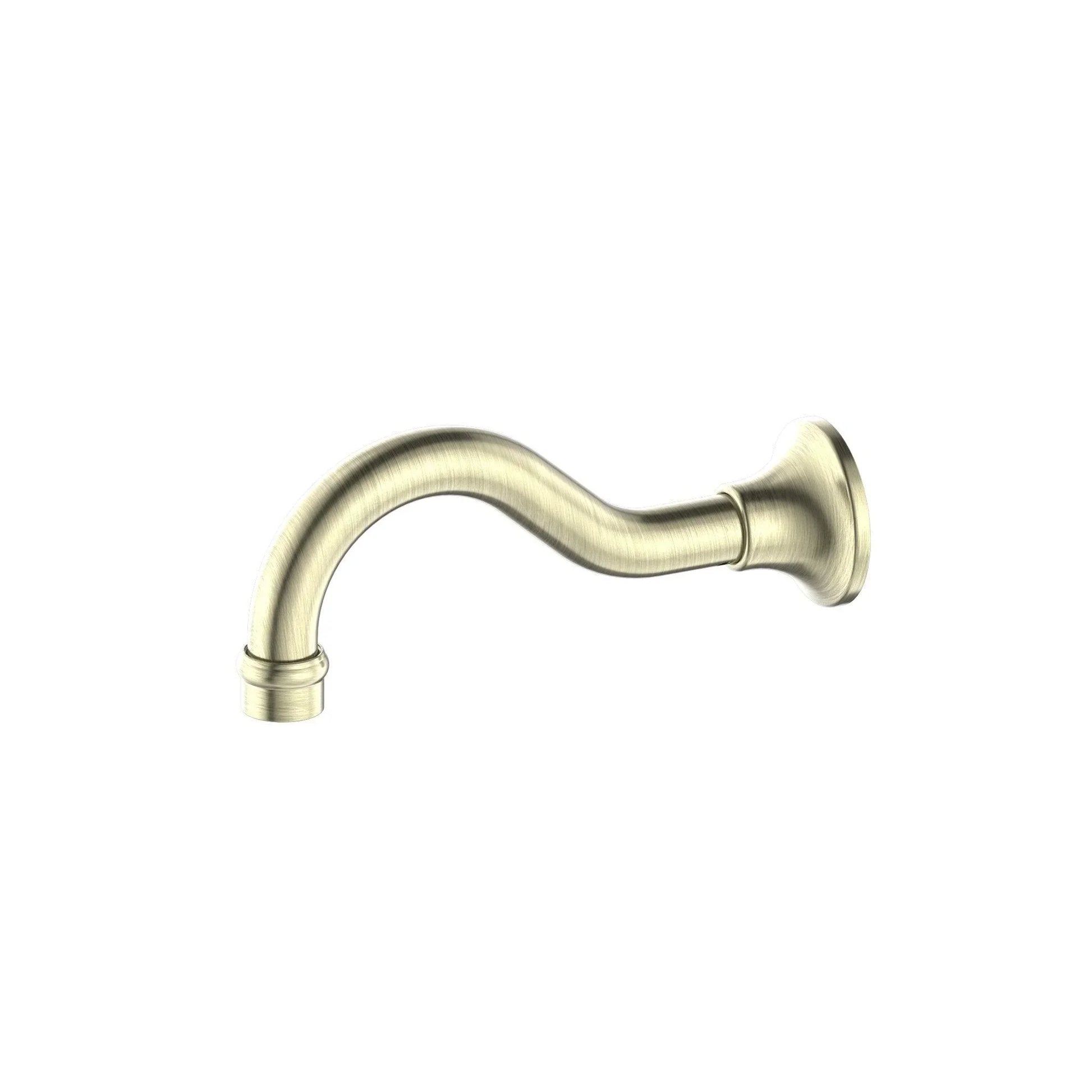 NERO YORK BASIN/BATH SPOUT ONLY AGED BRASS - Ideal Bathroom CentreNR692103AB