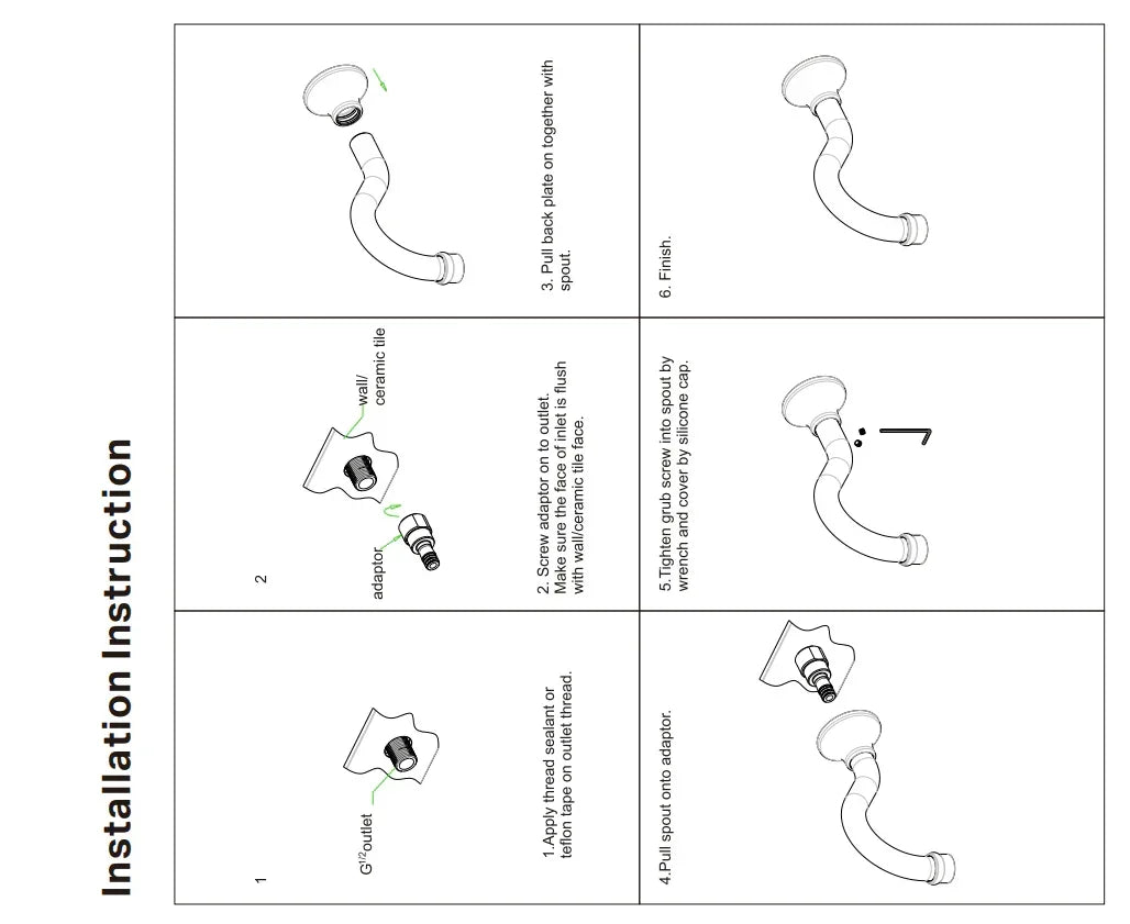 NERO YORK BASIN/BATH SPOUT ONLY CHROME - Ideal Bathroom CentreNR692103CH