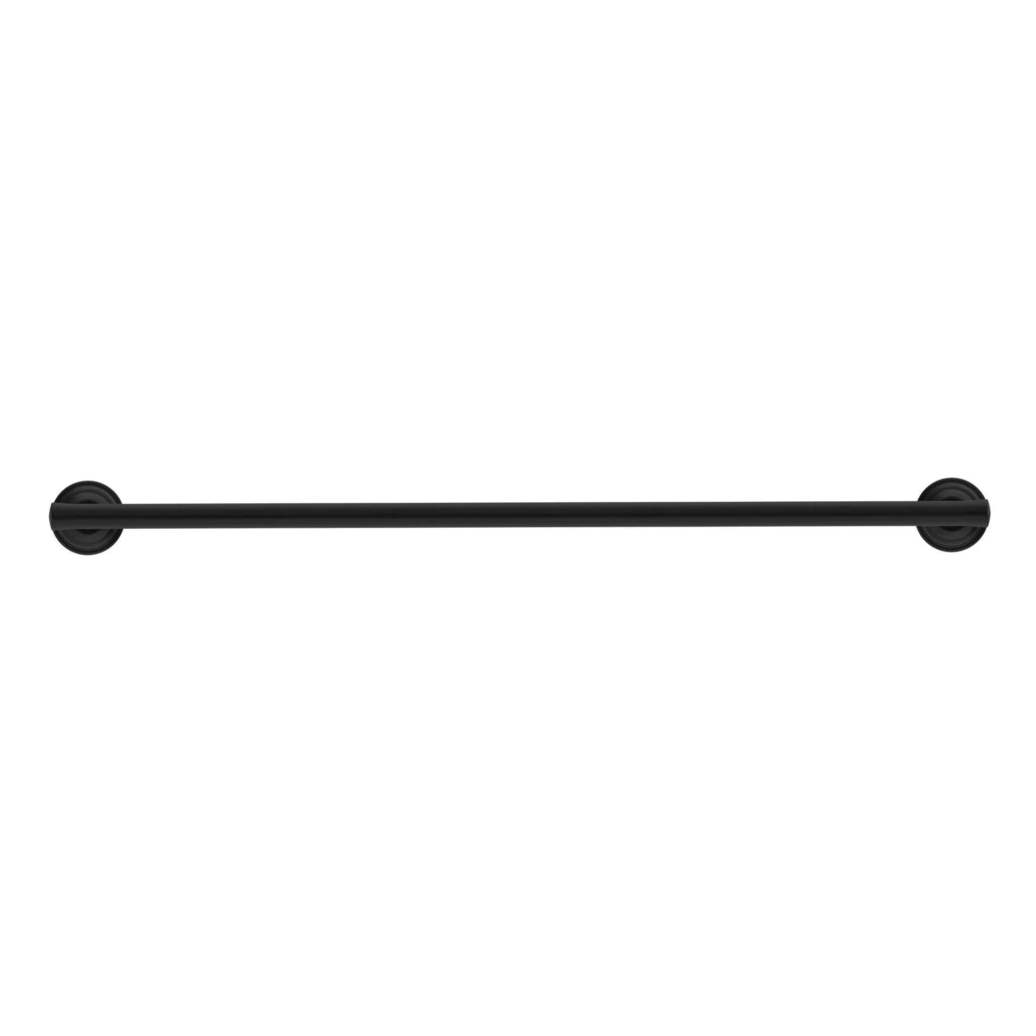 NERO YORK DOUBLE TOWEL RAIL 600MM MATTE BLACK - Ideal Bathroom CentreNR6924dMB