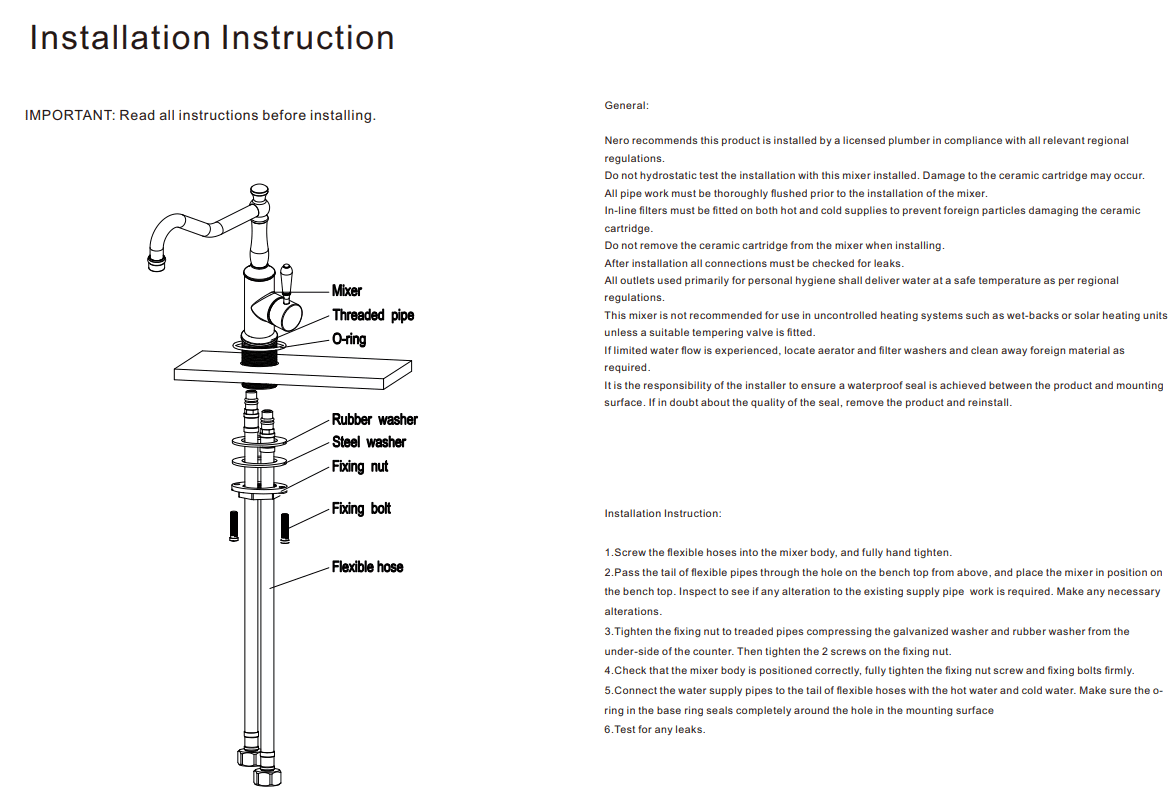 NERO YORK KITCHEN MIXER HOOK SPOUT WITH WHITE PORCELAIN LEVER AGED BRASS - Ideal Bathroom CentreNR69210701AB