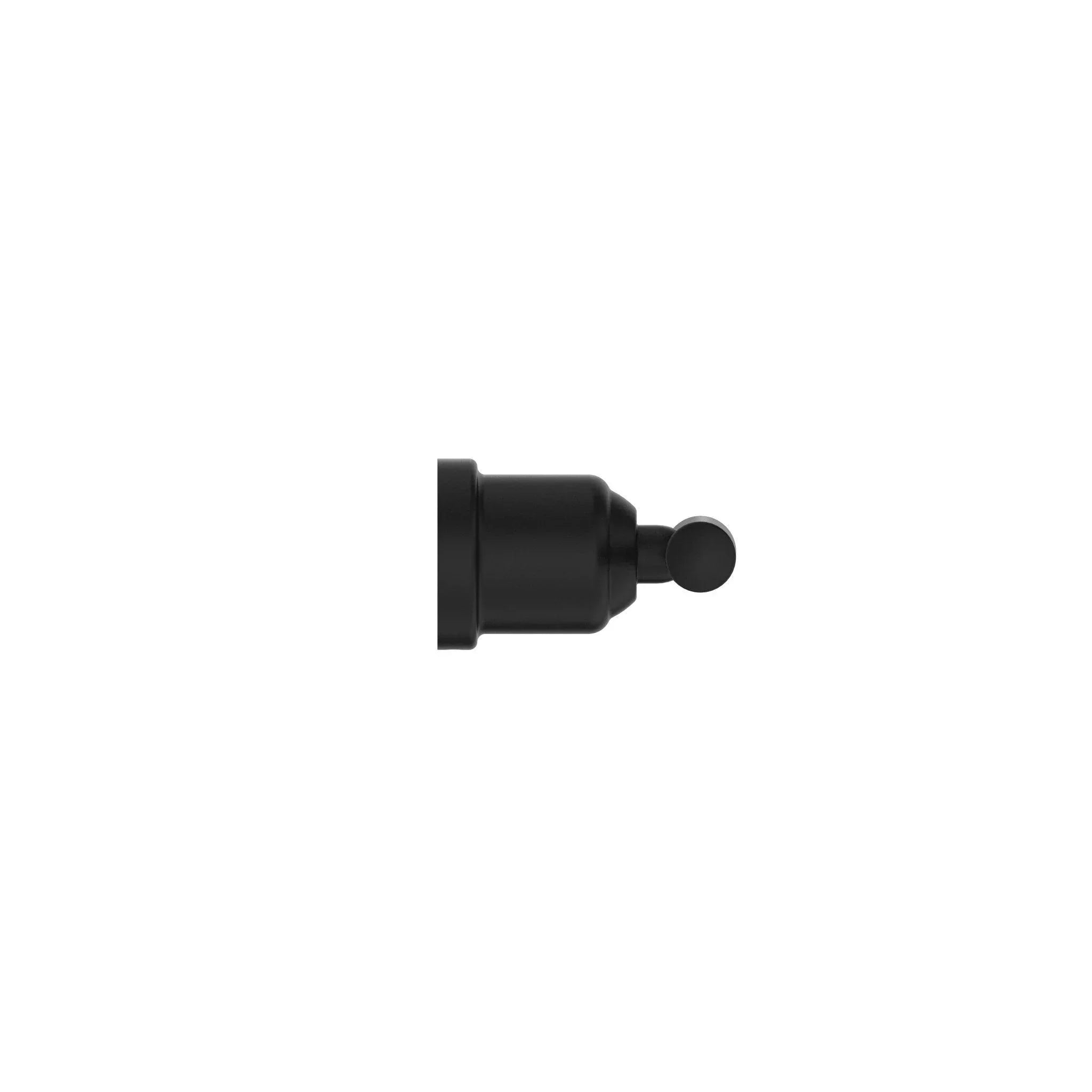 NERO YORK ROBE HOOK MATTE BLACK - Ideal Bathroom CentreNR6982MB