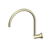 NERO YORK SHOWER ARM AGED BRASS - Ideal Bathroom CentreNR508AB