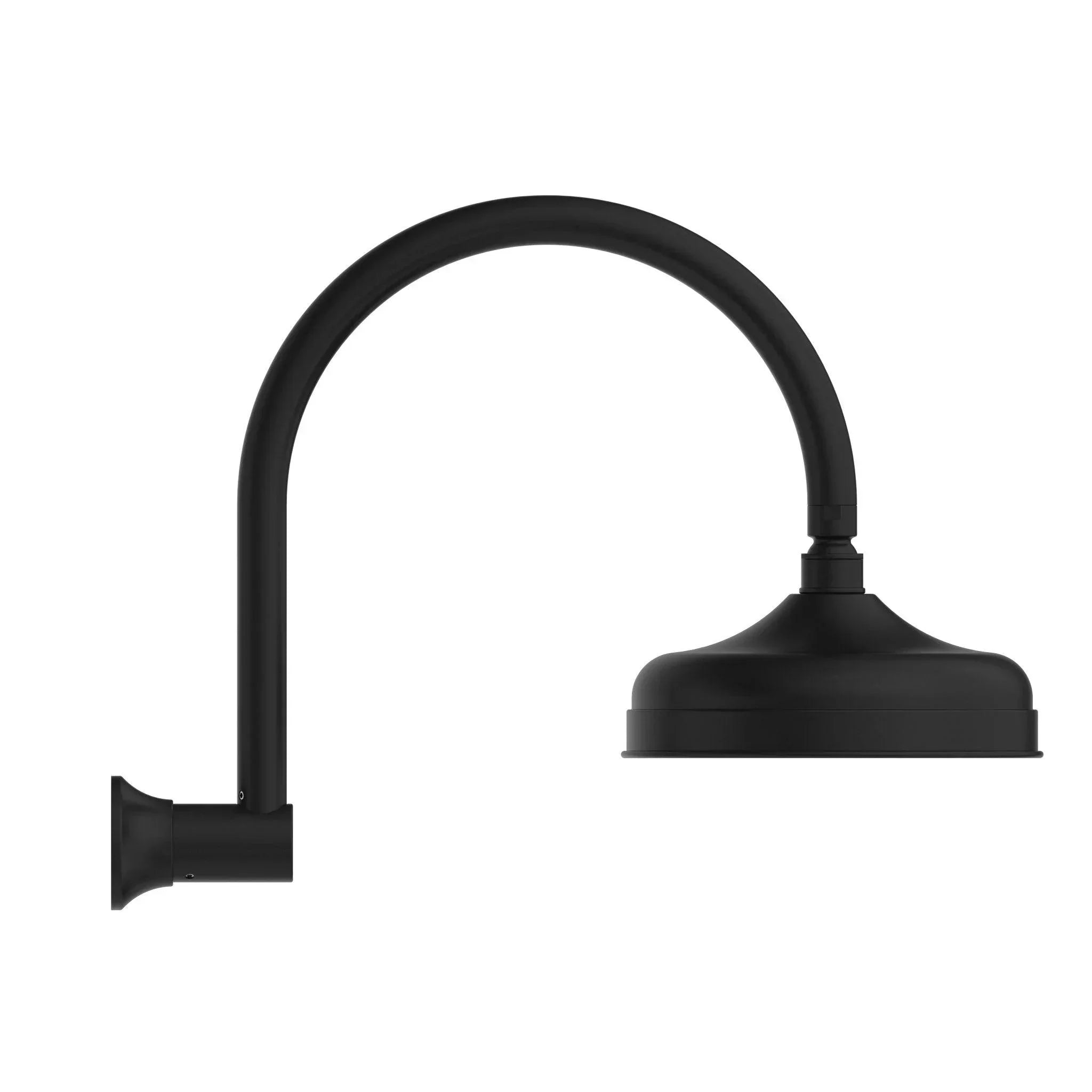 NERO YORK SHOWER ARM MATTE BLACK - Ideal Bathroom CentreNR508MB