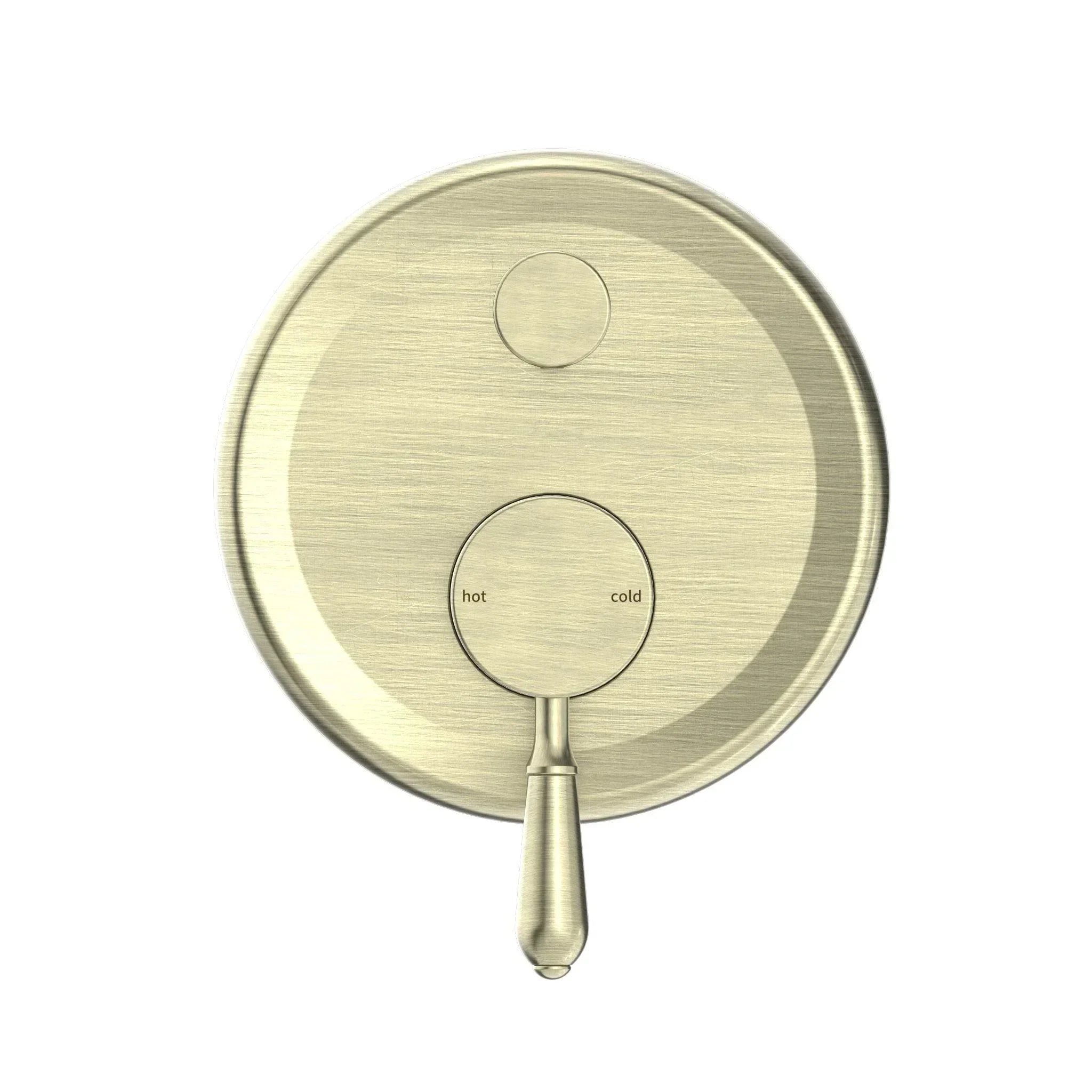 NERO YORK SHOWER MIXER WITH DIVERTOR WITH METAL LEVER AGED BRASS - Ideal Bathroom CentreNR692109a02AB