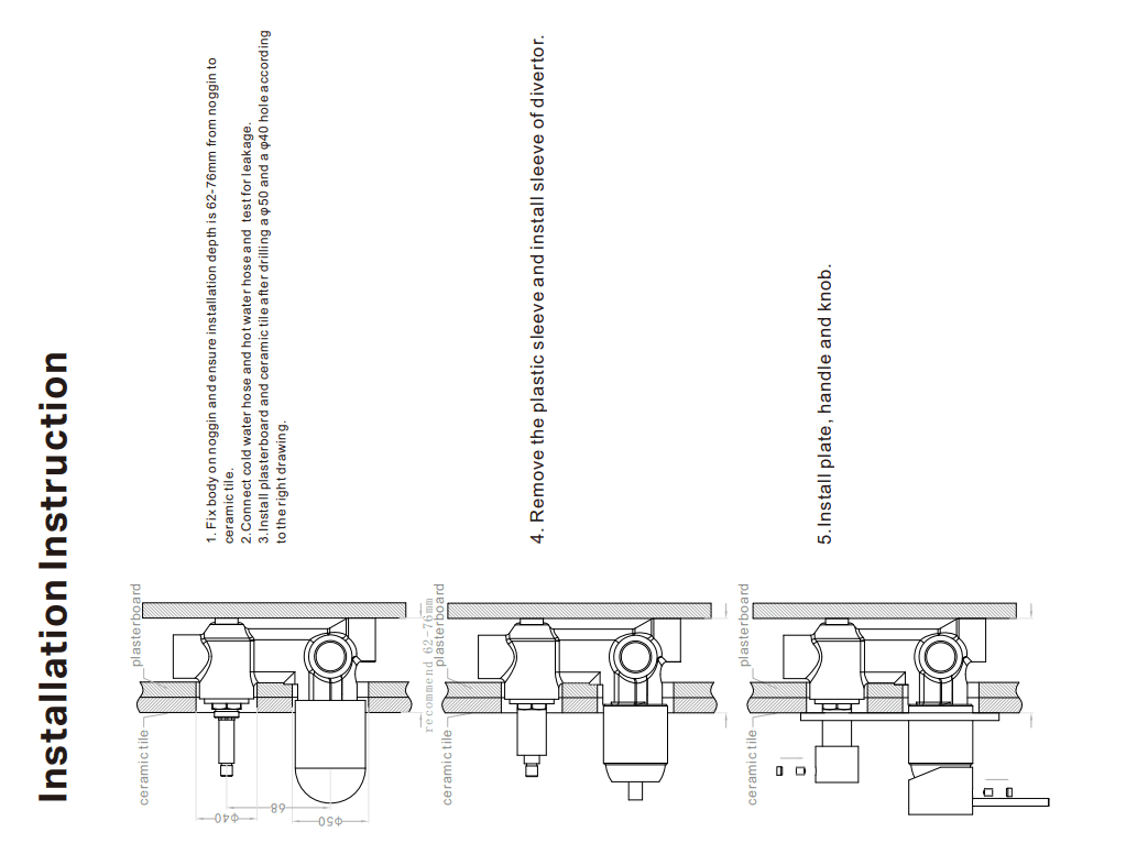 NERO YORK SHOWER MIXER WITH DIVERTOR WITH METAL LEVER CHROME - Ideal Bathroom CentreNR692109a02CH