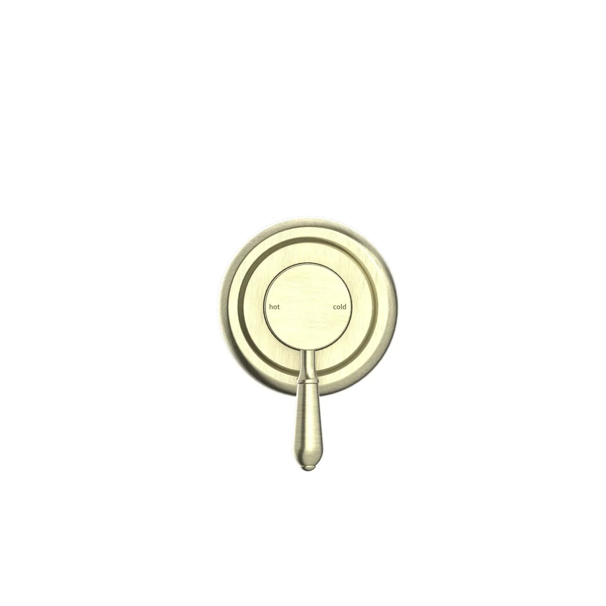 NERO YORK SHOWER MIXER WITH METAL LEVER AGED BRASS - Ideal Bathroom CentreNR69210902AB