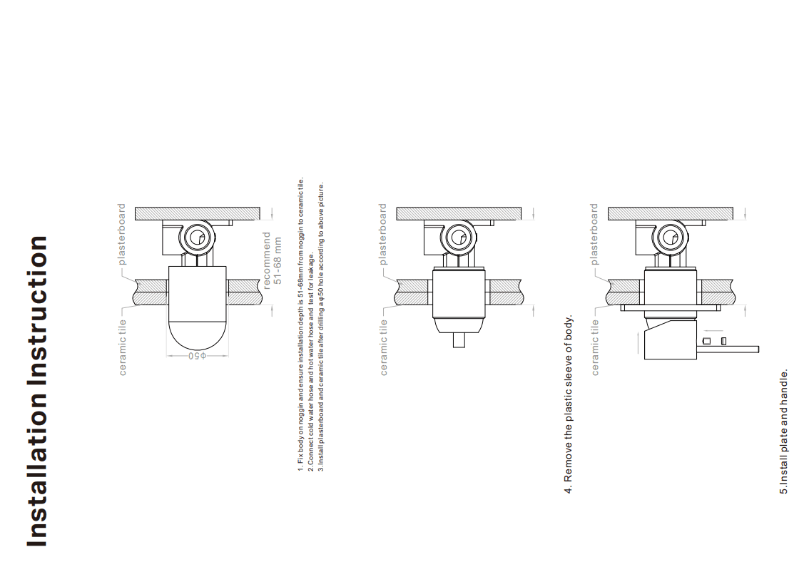 NERO YORK SHOWER MIXER WITH METAL LEVER MATTE BLACK - Ideal Bathroom CentreNR69210902MB
