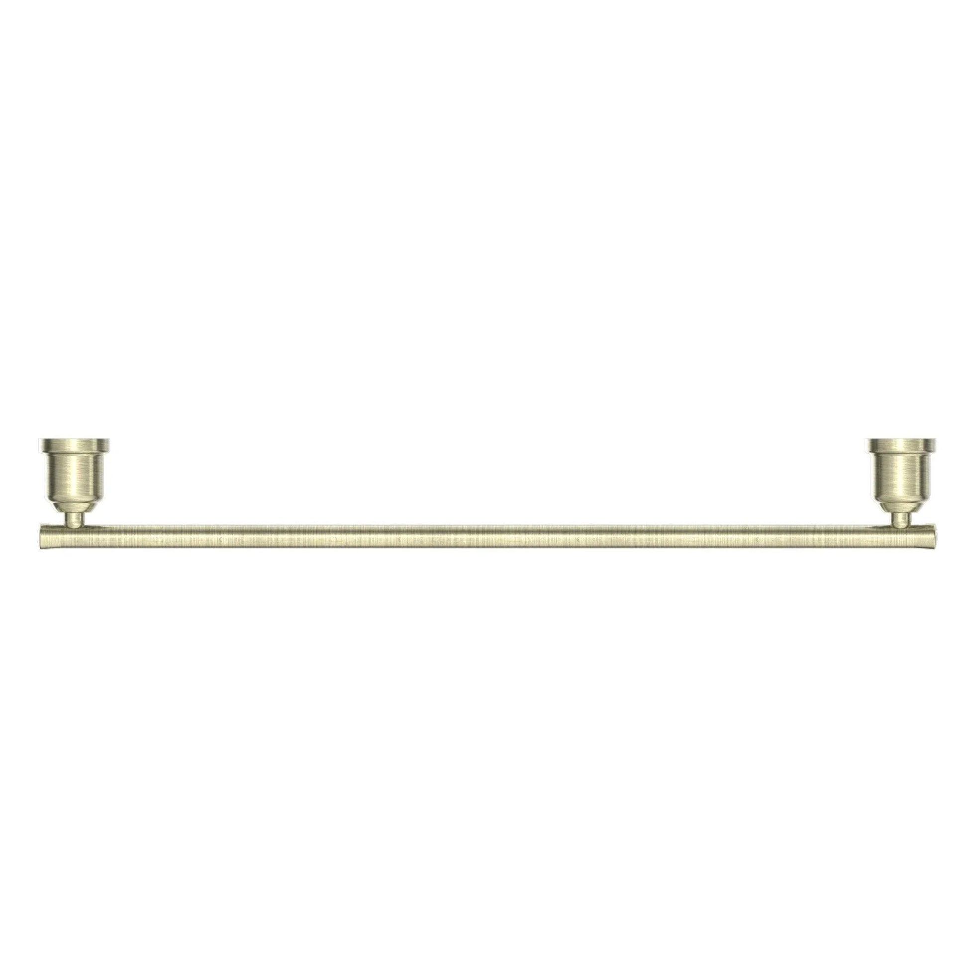 NERO YORK SINGLE TOWEL RAIL 600MM AGED BRASS - Ideal Bathroom CentreNR6924AB