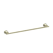 NERO YORK SINGLE TOWEL RAIL 600MM AGED BRASS - Ideal Bathroom CentreNR6924AB