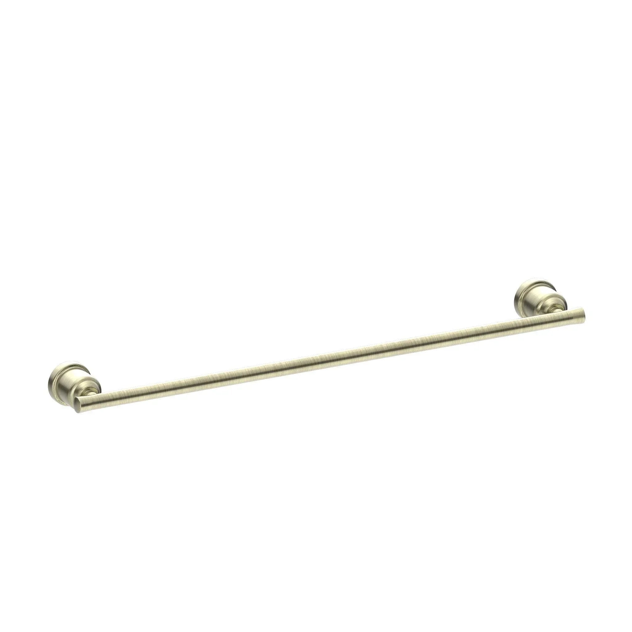 NERO YORK SINGLE TOWEL RAIL 600MM AGED BRASS - Ideal Bathroom CentreNR6924AB