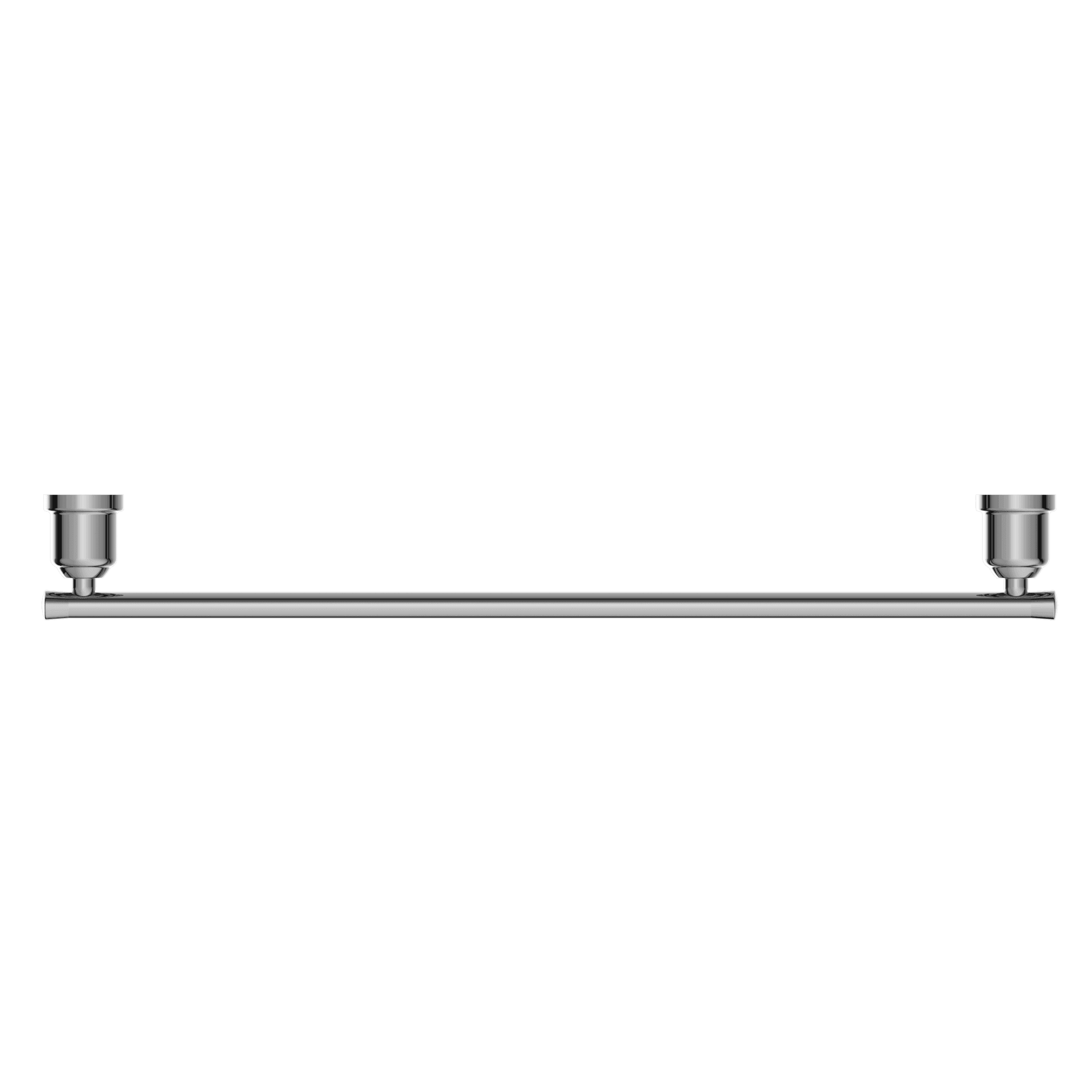 NERO YORK SINGLE TOWEL RAIL 600MM CHROME - Ideal Bathroom CentreNR6924CH