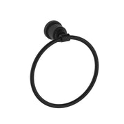 NERO YORK TOWEL RING MATTE BLACK - Ideal Bathroom CentreNR6980MB