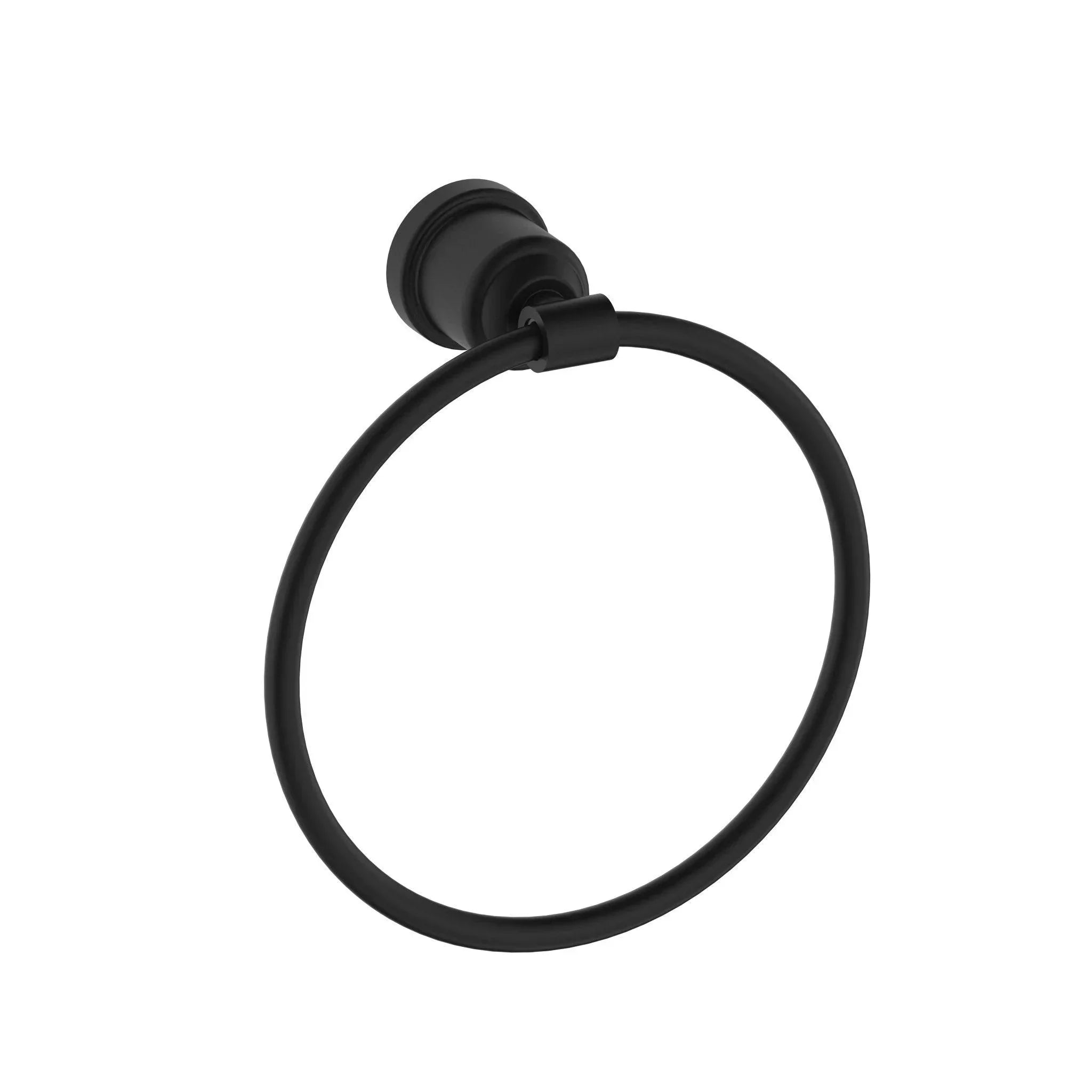 NERO YORK TOWEL RING MATTE BLACK - Ideal Bathroom CentreNR6980MB