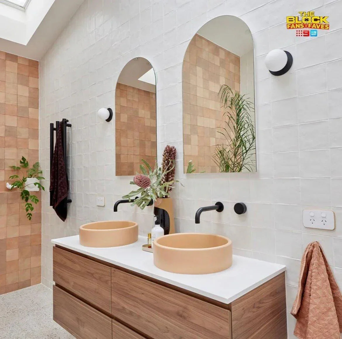 Nood Bowl Above Counter Basin - Ideal Bathroom CentreBL1-1-0-PAPastel Peach