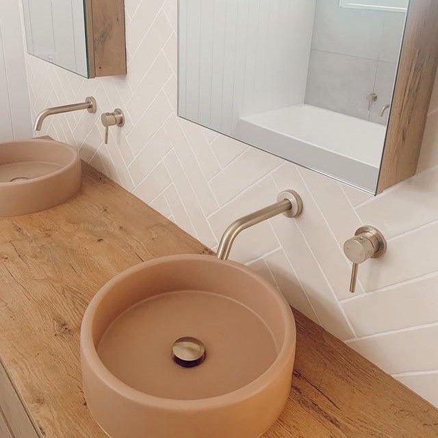 Nood Bowl Above Counter Basin - Ideal Bathroom CentreBL1-1-0-BLBlush Pink