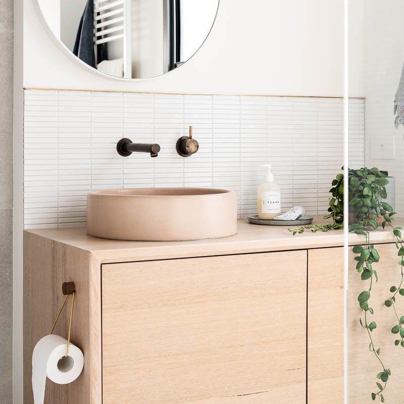 Nood Bowl Above Counter Basin - Ideal Bathroom CentreBL1-1-0-PAPastel Peach
