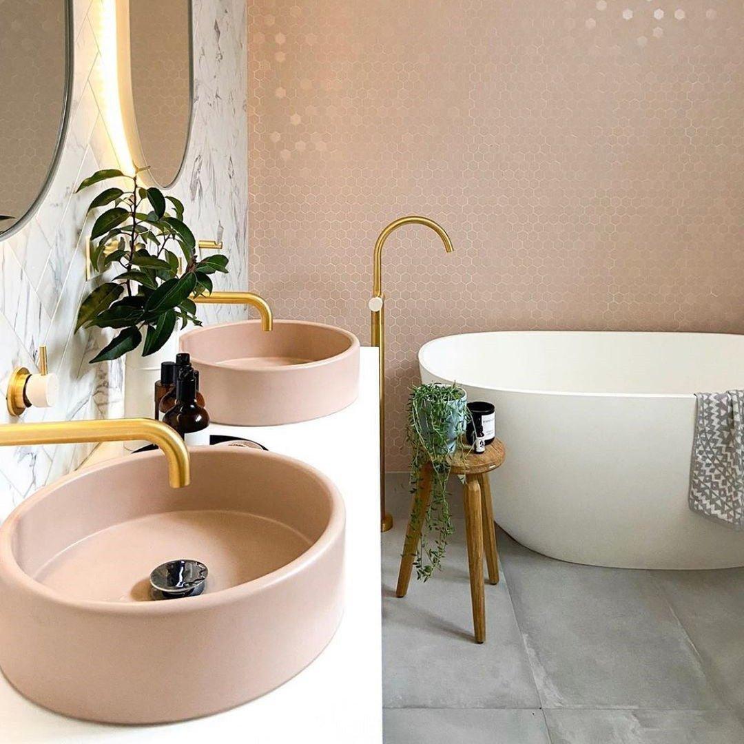 Nood Bowl Above Counter Basin - Ideal Bathroom CentreBL1-1-0-BLBlush Pink