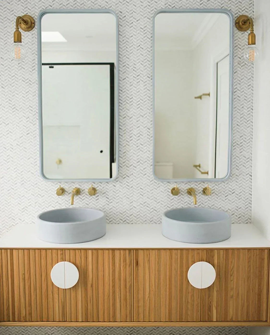 Nood Bowl Above Counter Basin - Ideal Bathroom CentreBL1-1-0-POPowder Blue