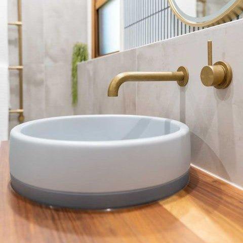 Nood Bowl Above Counter Basin Two Tone - Ideal Bathroom CentreBL1-1-0-POPowder Blue