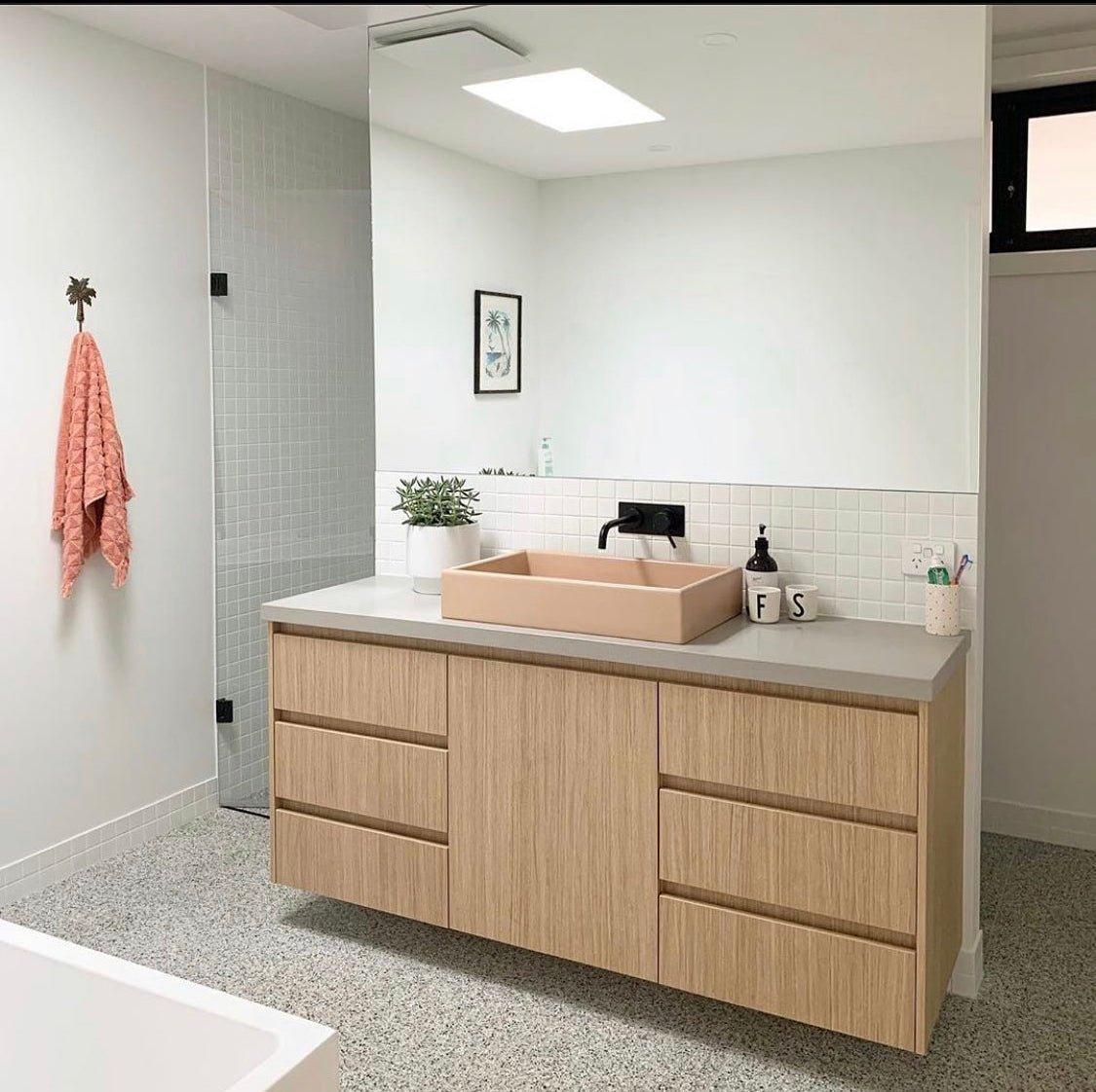 Nood Box Above Counter Basin - Ideal Bathroom CentreBX1-1-0-PAPastel Peach