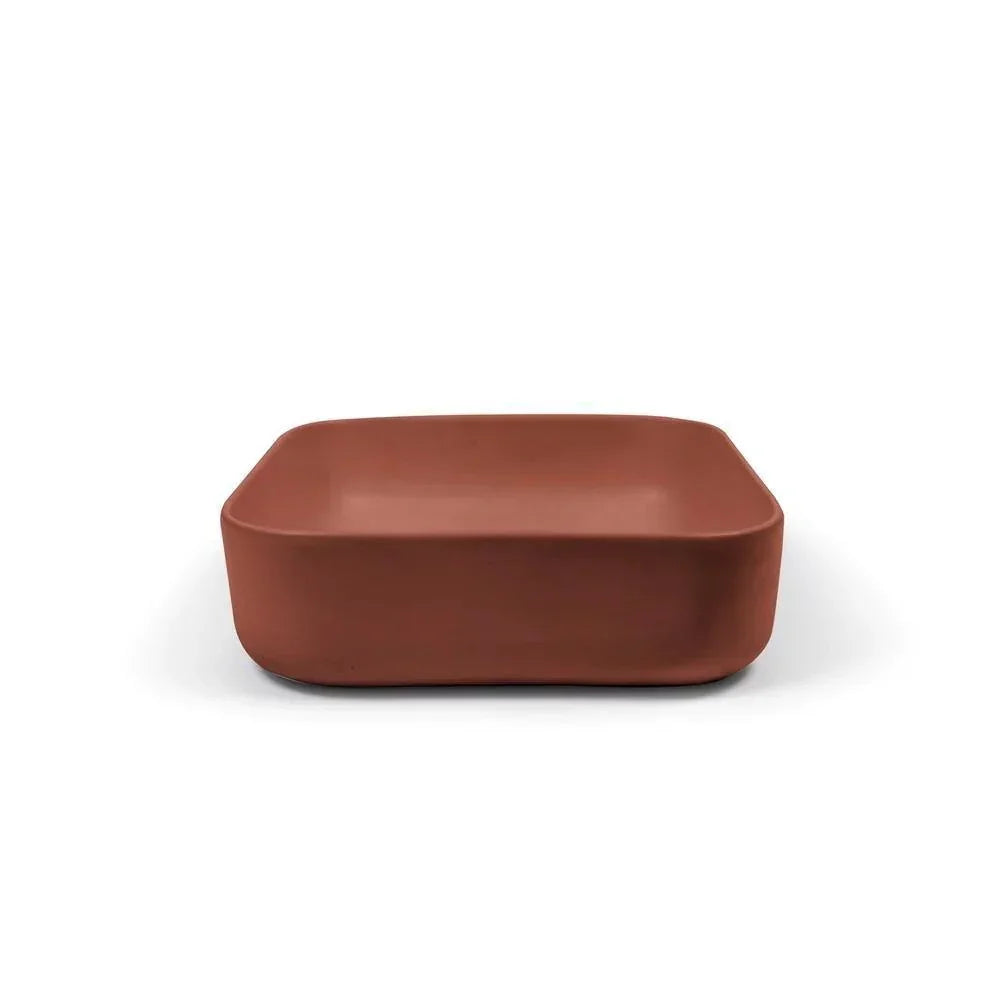 Nood Cube Above Counter Basin - Ideal Bathroom CentreCU1-1-0-CLClay