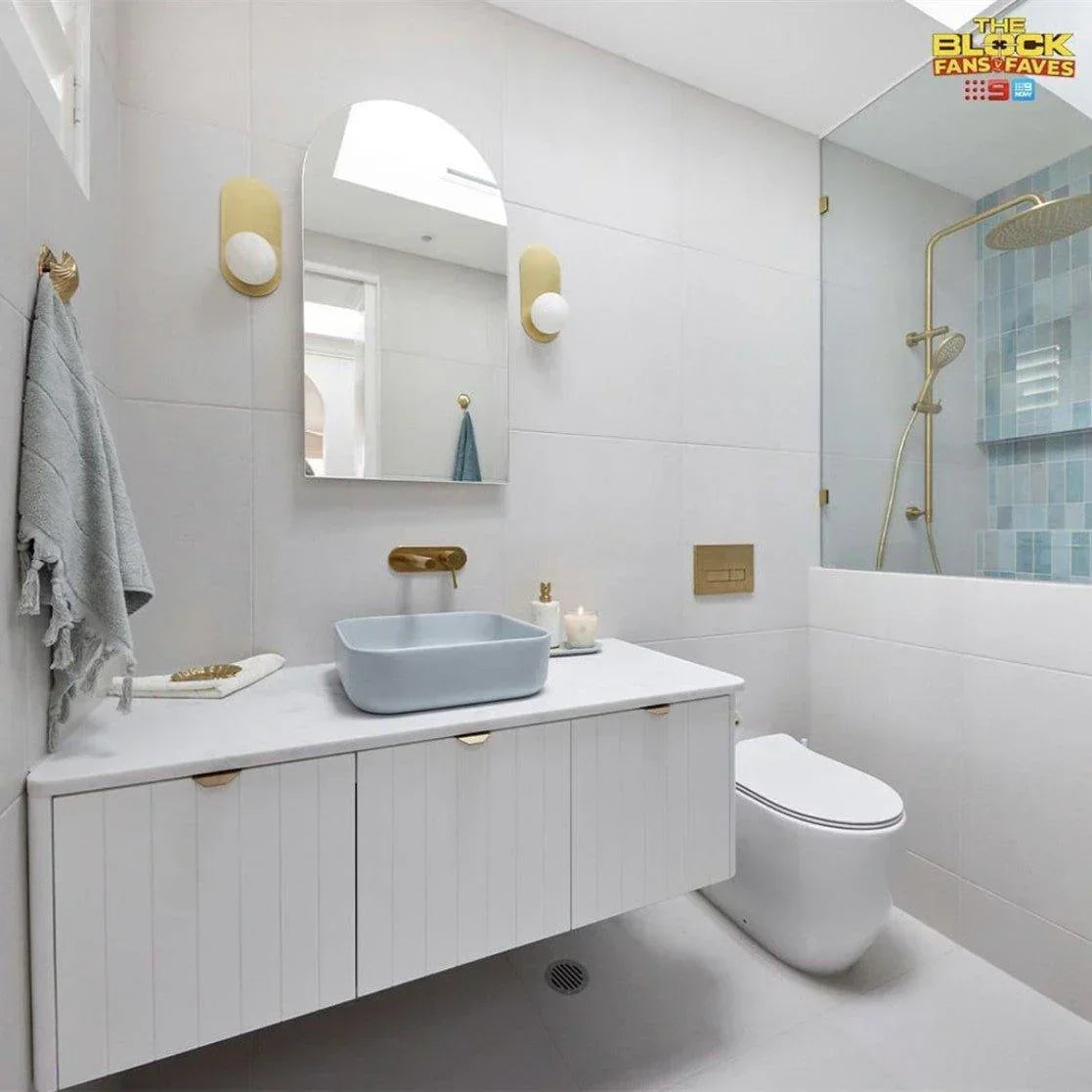 Nood Cube Above Counter Basin - Ideal Bathroom CentreCU1-1-0-POPowder Blue