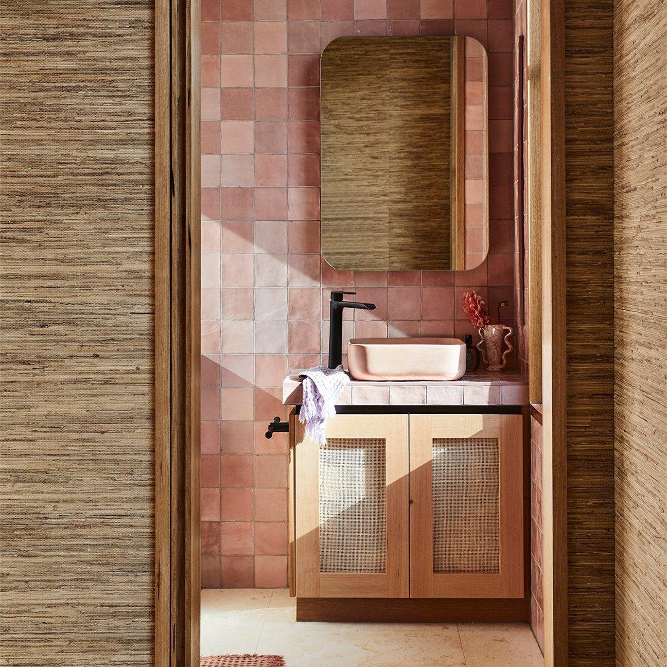 Nood Cube Above Counter Basin - Ideal Bathroom CentreCU1-1-0-BLBlush Pink
