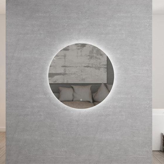 Otti Bondi Round 800mm LED Framelss Mirror - Ideal Bathroom CentreLED-R800