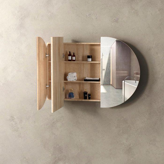 Otti Bondi Wave 1500mm Shaving Cabinet - Ideal Bathroom CentreBOSV1590NNatrual Oak