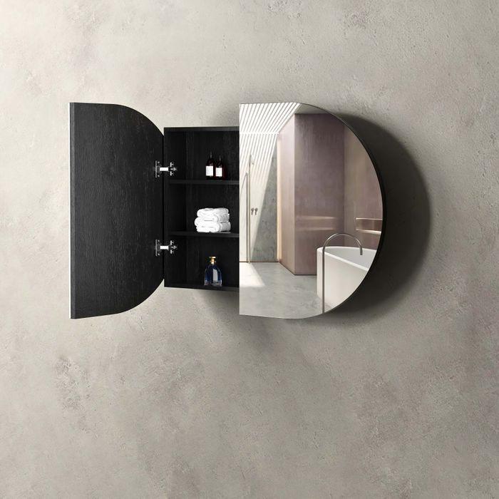 Otti Bondi Wave 900mm Shaving Cabinet - Ideal Bathroom CentreBOSV9060NNatrual Oak