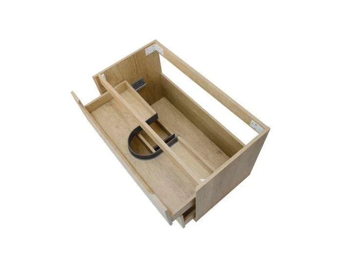 Otti Byron 1200mm Vanity Natural Oak - Ideal Bathroom CentreBY1200N-2Wall HungStone Top