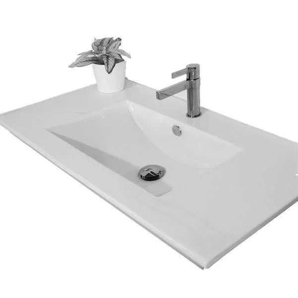 Otti Byron 600mm Vanity Natural Oak - Ideal Bathroom CentreBY600N2Wall HungStone Top