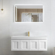 Otti Hampton Mark II 1200mm Wall Hung Vanity With Ceramic Top - Ideal Bathroom CentreHPM1200WMatte White