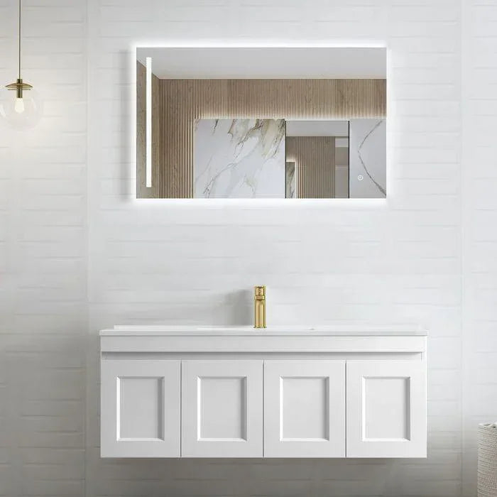 Otti Hampton Mark II 1200mm Wall Hung Vanity With Ceramic Top - Ideal Bathroom CentreHPM1200WMatte White