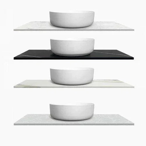 Otti Marlo 900mm Wall Hung Vanity Matte Black - Ideal Bathroom CentreMA900B2Wall HungStone Top