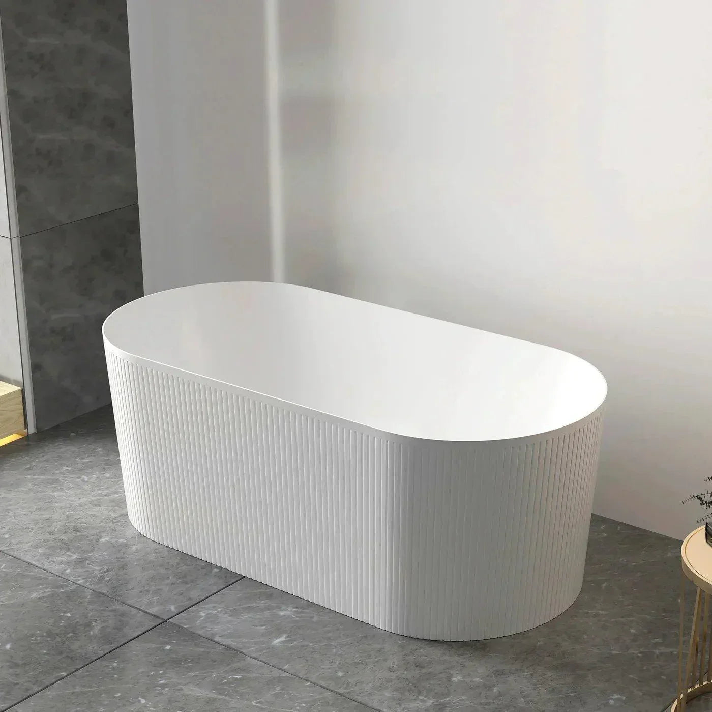 Otti Noosa 1700mm Gloss White Freestanding Bath - Ideal Bathroom CentreANBT-1700