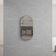 Otti Noosa Oval 450 x 900mm Mirror Brushed Gold - Ideal Bathroom CentreMFMO9045G