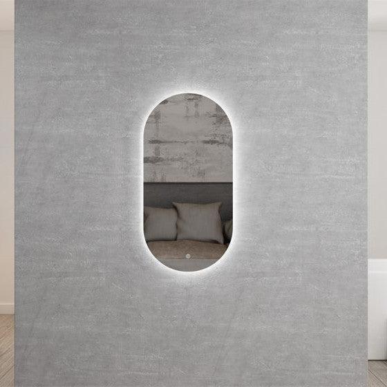 Otti Noosa Oval 450x900mm LED Mirror - Ideal Bathroom CentreLED-OV9045