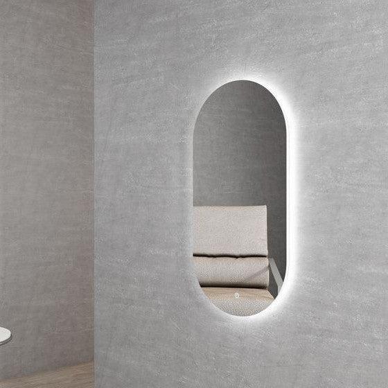 Otti Noosa Oval 450x900mm LED Mirror - Ideal Bathroom CentreLED-OV9045