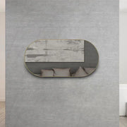 Otti Noosa Oval 600x 1200mm Mirror Brushed Gold - Ideal Bathroom CentreMFMO1260G