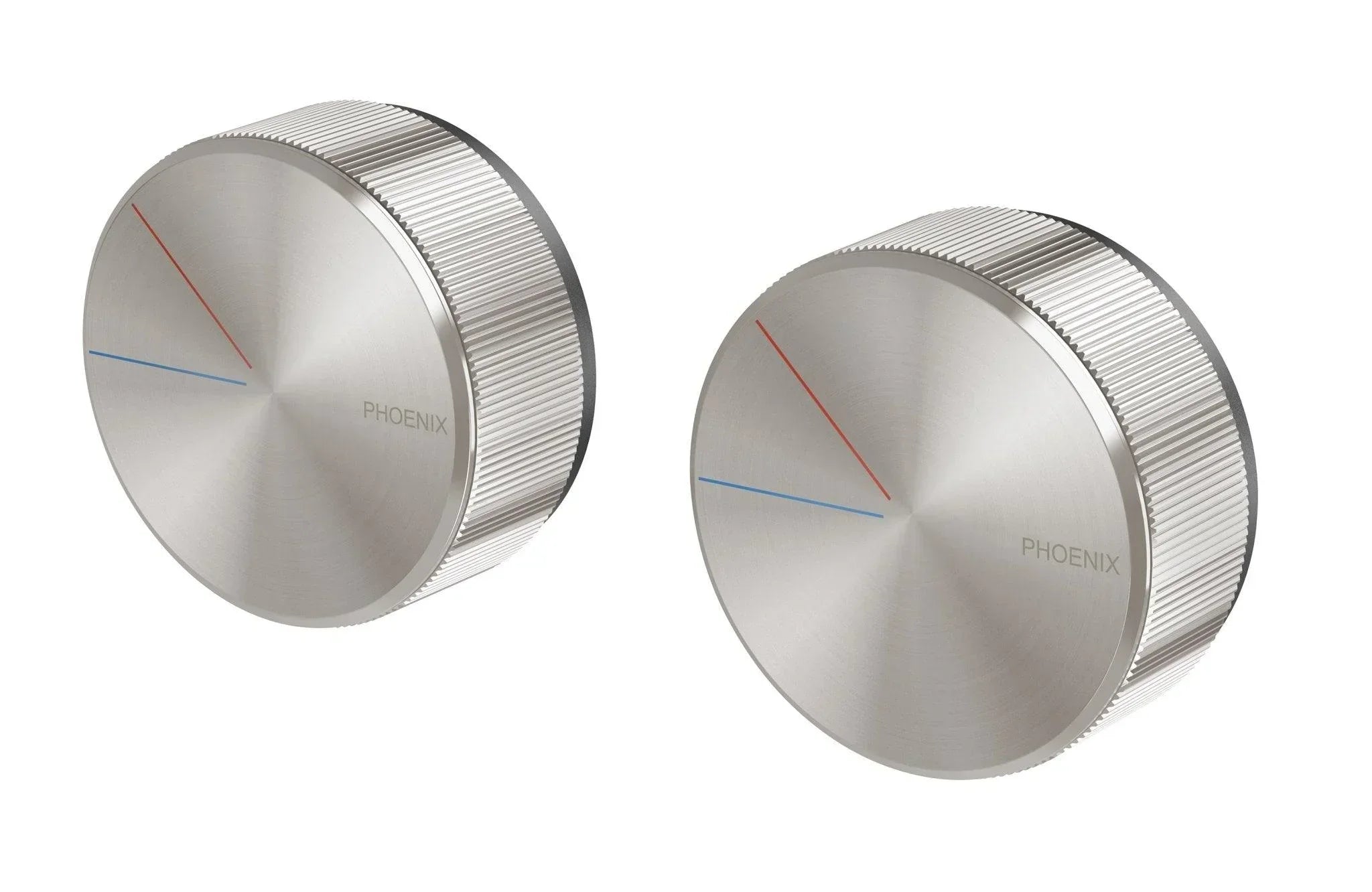 Phoenix Axia Twin Shower/ Wall Mixer - Ideal Bathroom Centre117-7920-40Brushed Nickel