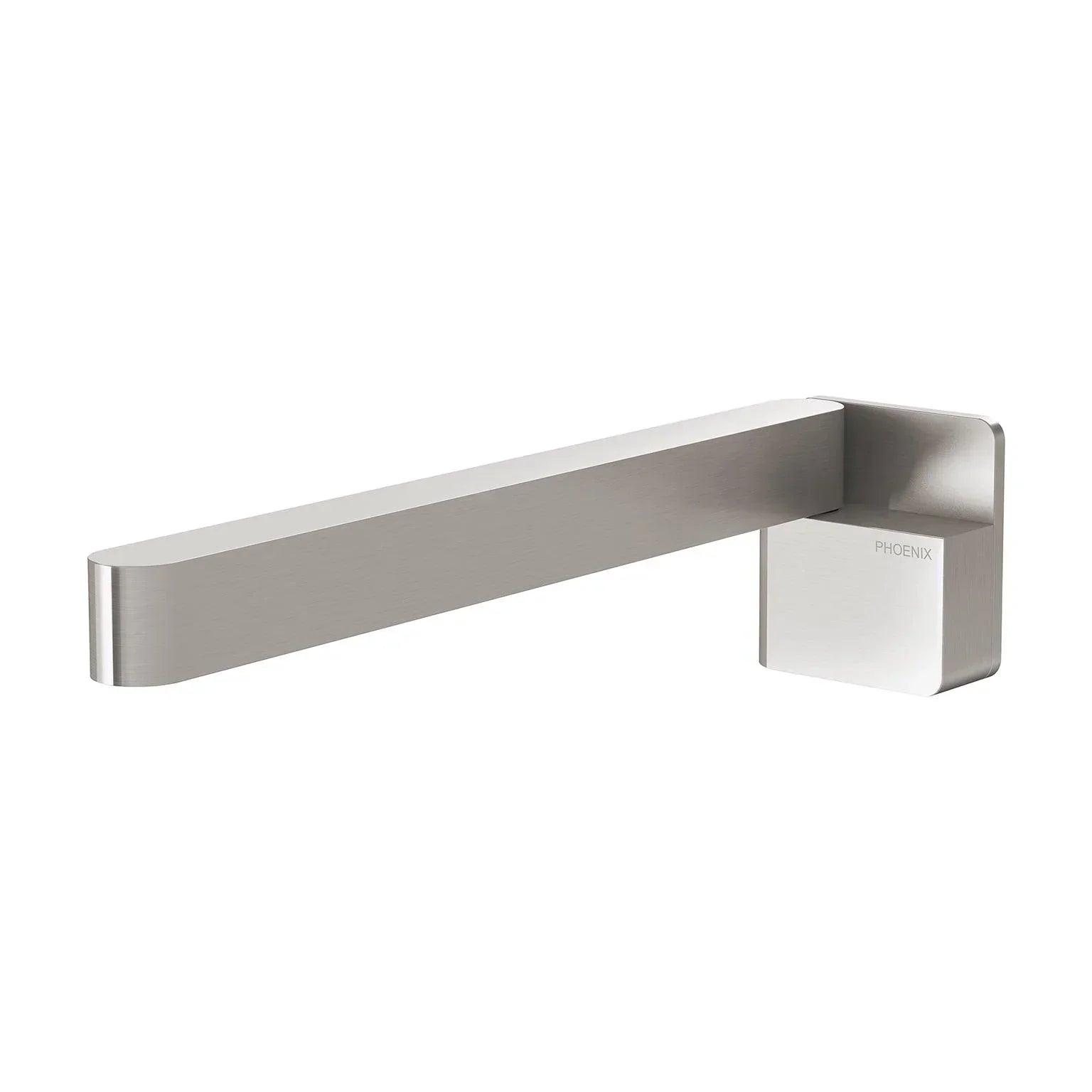 Phoenix Designer Swivel Bath Outlet 230mm Squareline - Ideal Bathroom Centre121-0881-40Brushed Nickel