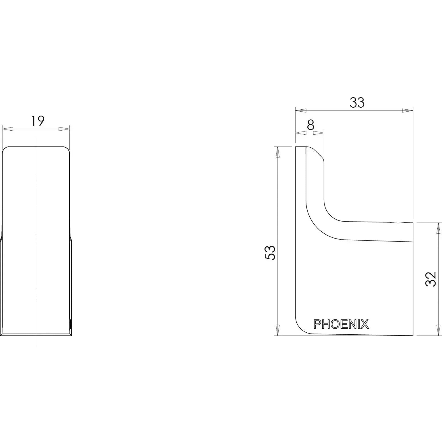 Phoenix Gloss Robe Hook - Ideal Bathroom CentreGS897-12Brushed Gold